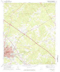 Newberry East 1968 topographic map thumbnail