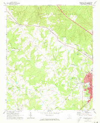 Newberry West 1969 topographic map thumbnail