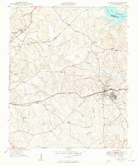 Ninety-Six 1949 topographic map thumbnail