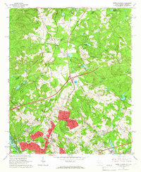 North Augusta 1964 topographic map thumbnail