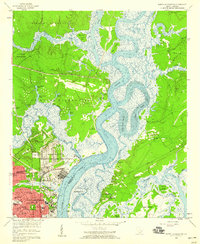 North Charleston 1958 topographic map thumbnail