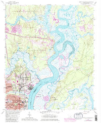 North Charleston 1958 topographic map thumbnail