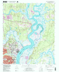 North Charleston 1998 topographic map thumbnail