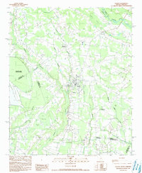 Olanta 1990 topographic map thumbnail