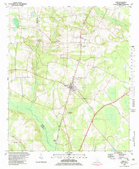 Olar 1982 topographic map thumbnail