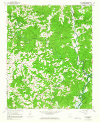 Old Pickens 1961 topographic map thumbnail