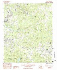 Pacolet 1983 topographic map thumbnail