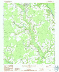 Pamplico South 1990 topographic map thumbnail