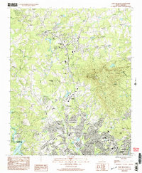 Paris Mountain 1983 topographic map thumbnail