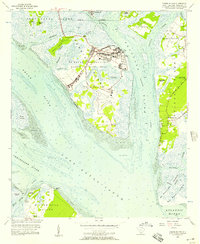 Parris Island 1956 topographic map thumbnail