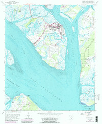 Parris Island 1956 topographic map thumbnail
