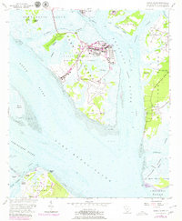 Parris Island 1956 topographic map thumbnail