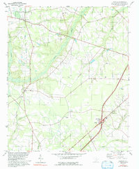 Paxville 1979 topographic map thumbnail