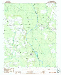 Pee Dee 1986 topographic map thumbnail