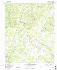 Pelion East 1972 topographic map thumbnail