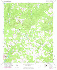 Pelion East 1972 topographic map thumbnail