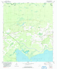 Pineville 1979 topographic map thumbnail
