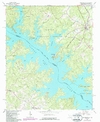 Plum Branch 1964 topographic map thumbnail