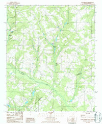 Pond Branch 1986 topographic map thumbnail