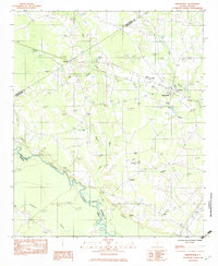 Reevesville 1982 topographic map thumbnail