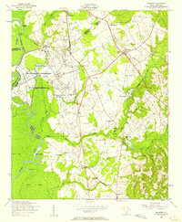 Rembert 1953 topographic map thumbnail