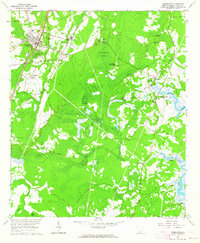 Ridgeland 1961 topographic map thumbnail
