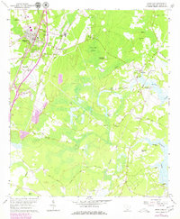 Ridgeland 1961 topographic map thumbnail