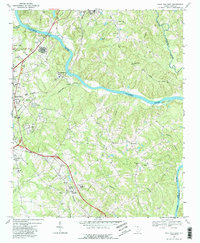Rock Hill East 1968 topographic map thumbnail