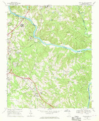 Rock Hill East 1968 topographic map thumbnail