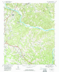 Rock Hill East 1968 topographic map thumbnail