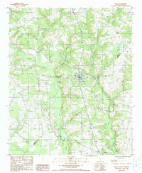 Salley 1988 topographic map thumbnail