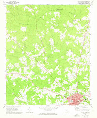 Saluda North 1971 topographic map thumbnail