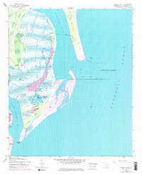 Santee Point 1942 topographic map thumbnail