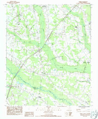 Sardis 1986 topographic map thumbnail