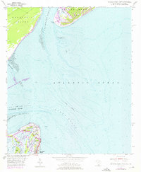 Savannah Beach North 1955 topographic map thumbnail