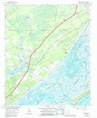 Sewee Bay 1959 topographic map thumbnail