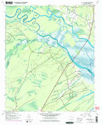 South Santee 1943 topographic map thumbnail