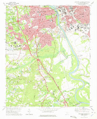 Southwest Columbia 1972 topographic map thumbnail