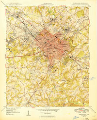 Spartanburg 1949 topographic map thumbnail