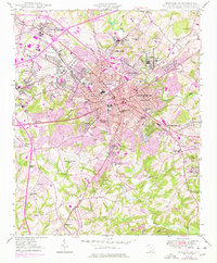 Spartanburg 1949 topographic map thumbnail