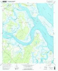 Spring Island 1958 topographic map thumbnail