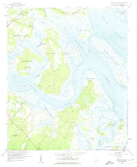Spring Island 1958 topographic map thumbnail