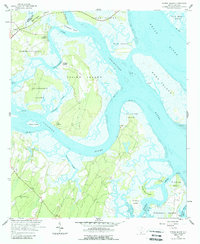 Spring Island 1958 topographic map thumbnail
