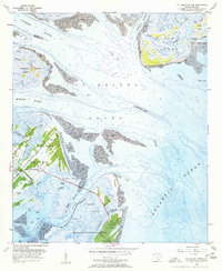 St. Helena Sound 1956 topographic map thumbnail
