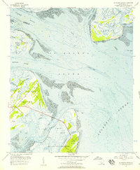 St. Helena Sound 1956 topographic map thumbnail