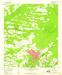Summerville 1958 topographic map thumbnail