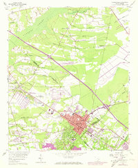 Summerville 1958 topographic map thumbnail