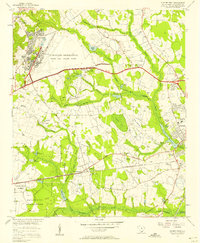 Sumter West 1957 topographic map thumbnail
