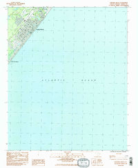 Surfside Beach 1984 topographic map thumbnail