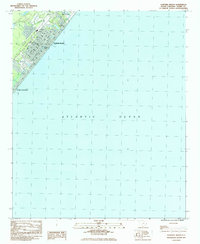 Surfside Beach 1984 topographic map thumbnail
